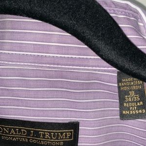 Mens Non Iron French Cuff Dress Shirt 18 34/35